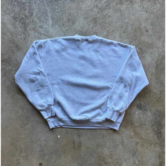 Vintage 90s 'Brittany' Dog Gray Sweatshirt Size Medium - Picture 4 of 7